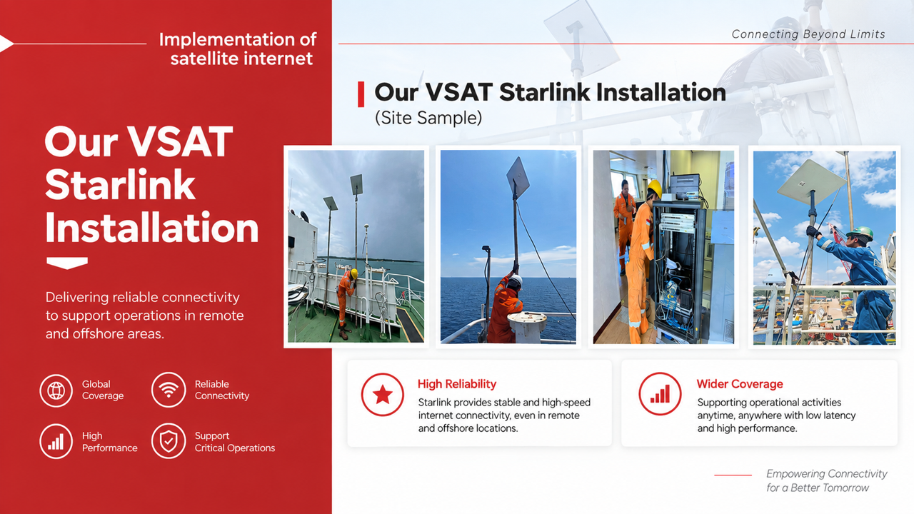 Our Vsat Starlink Installation